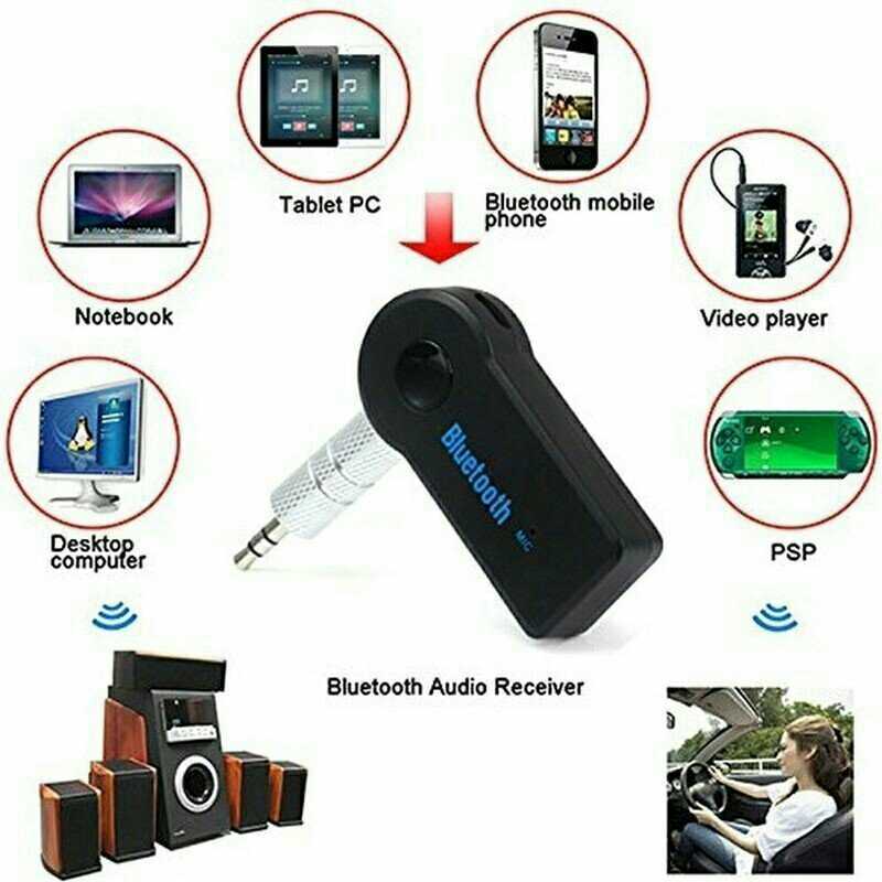 * new goods unused * free shipping * in-vehicle audio receiver FM transmitter Bluetooth hands free AUX terminal speaker earphone 