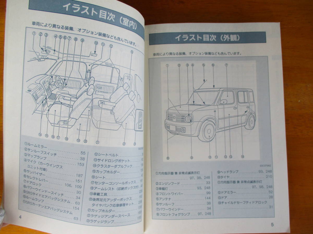 ニッサン Z11 キューブ 取扱説明書 取説 説明書☆送料無料☆_画像3