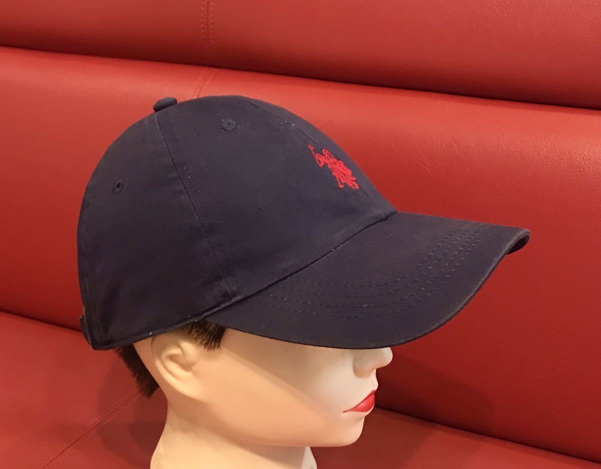 U.S POLO ASSN.／ストラップバックキャップ／ネイビー／サイズ57〜59㌢_画像4