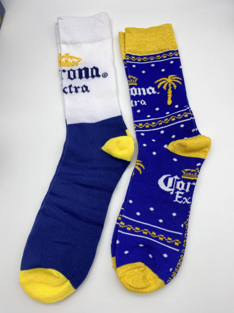 コロナ エキストラビール ブリキ キャリア ケース グラス ソックス セット Corona beer メキシコ ノベルティ_画像8