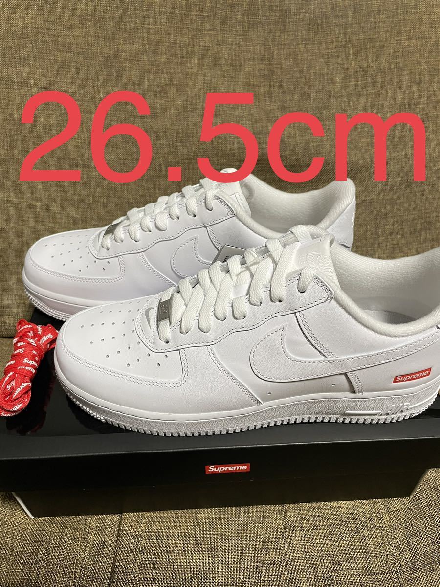 送料無料】 White Low 1 Force Air Supreme NIKE 即決 CU9225-100 未