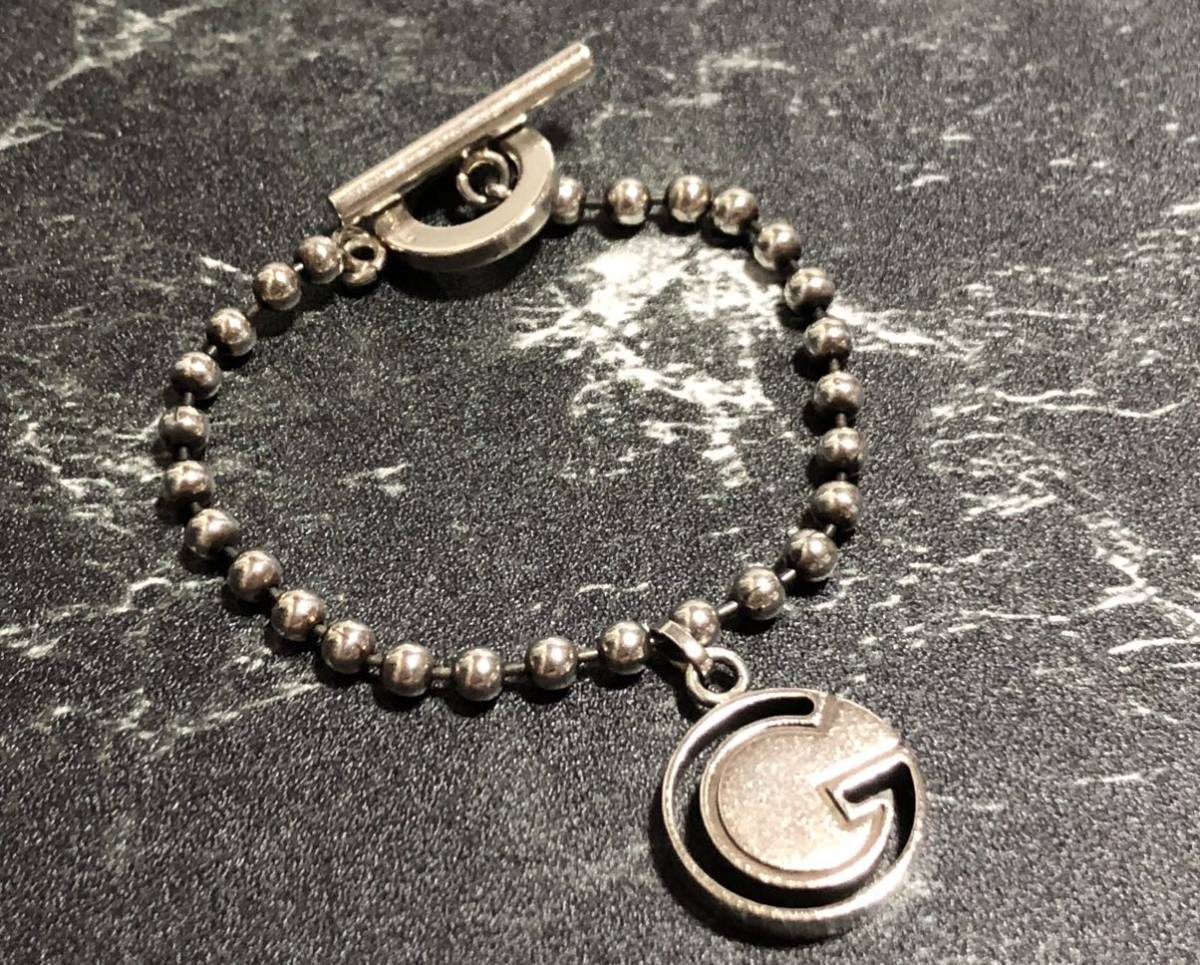 グッチ　ブレスレット　Gロゴ　ボールチェーン　シルバー 925 GUCCI silver