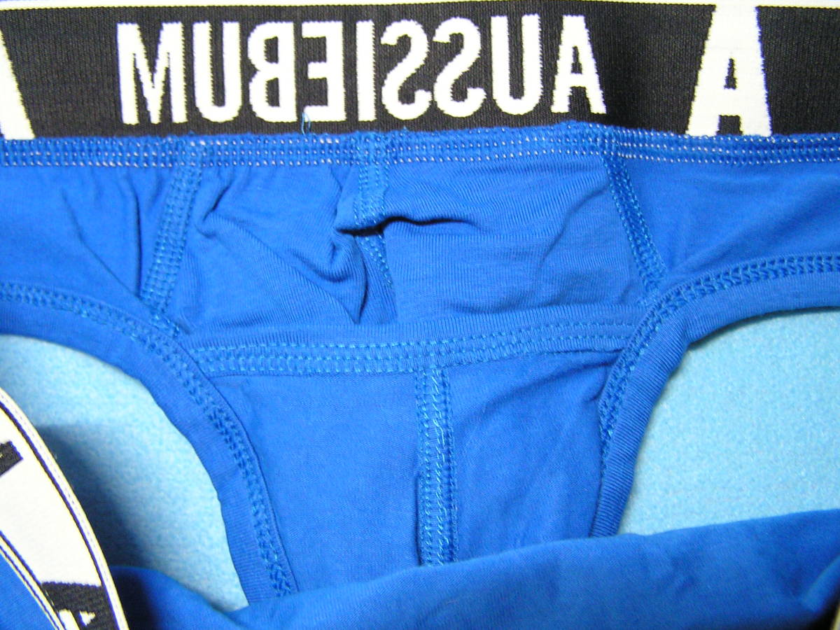 即決正規品新品 オージーバム Aussiebum WJ Brief -M-ビキニブリーフ ブルー 青色 現品表記サイズ M_画像4