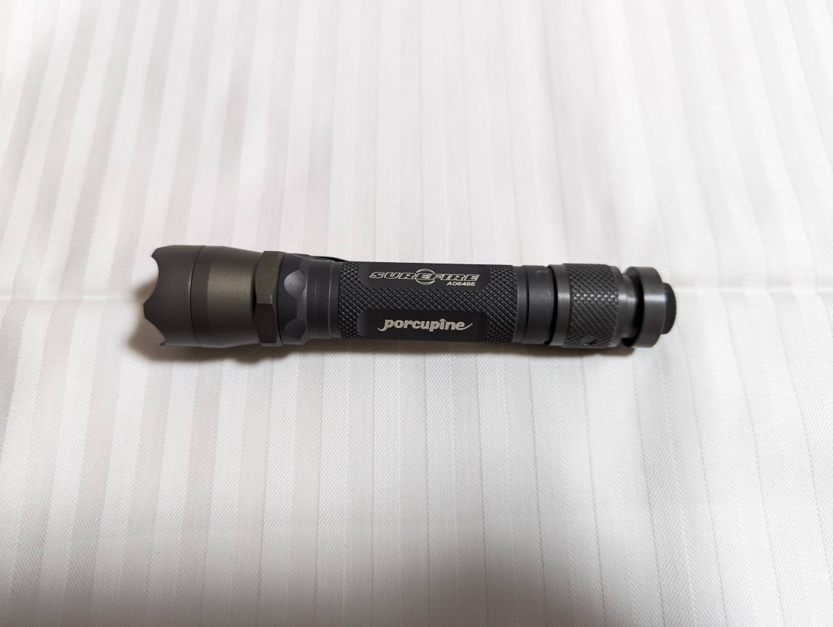 SUREFIRE A2 AVIATOR porcupine [シュアファイア A2アビエーター ポーキュパイン 青色補助光付き] 交換用新品バルブ付き