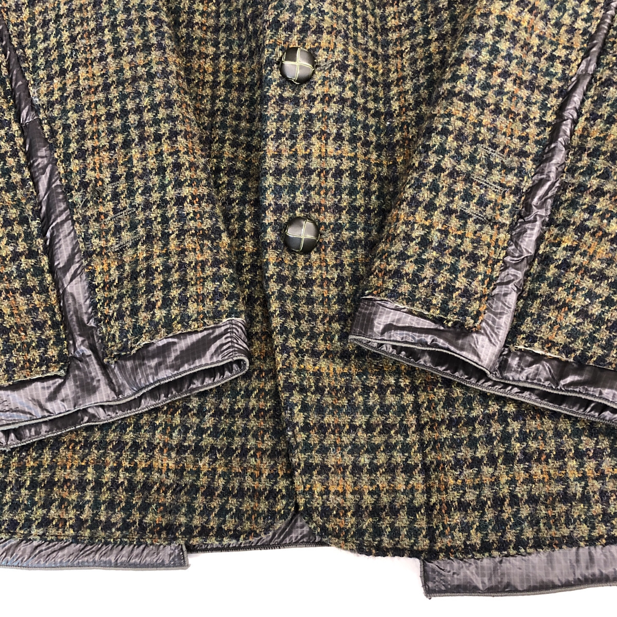 ★ REBUILD by NEEDLES リビルド バイ ニードルス Harris Tweed ハリスツイード COVERED JACKET COAT カバード ジャケット コート 緑 104