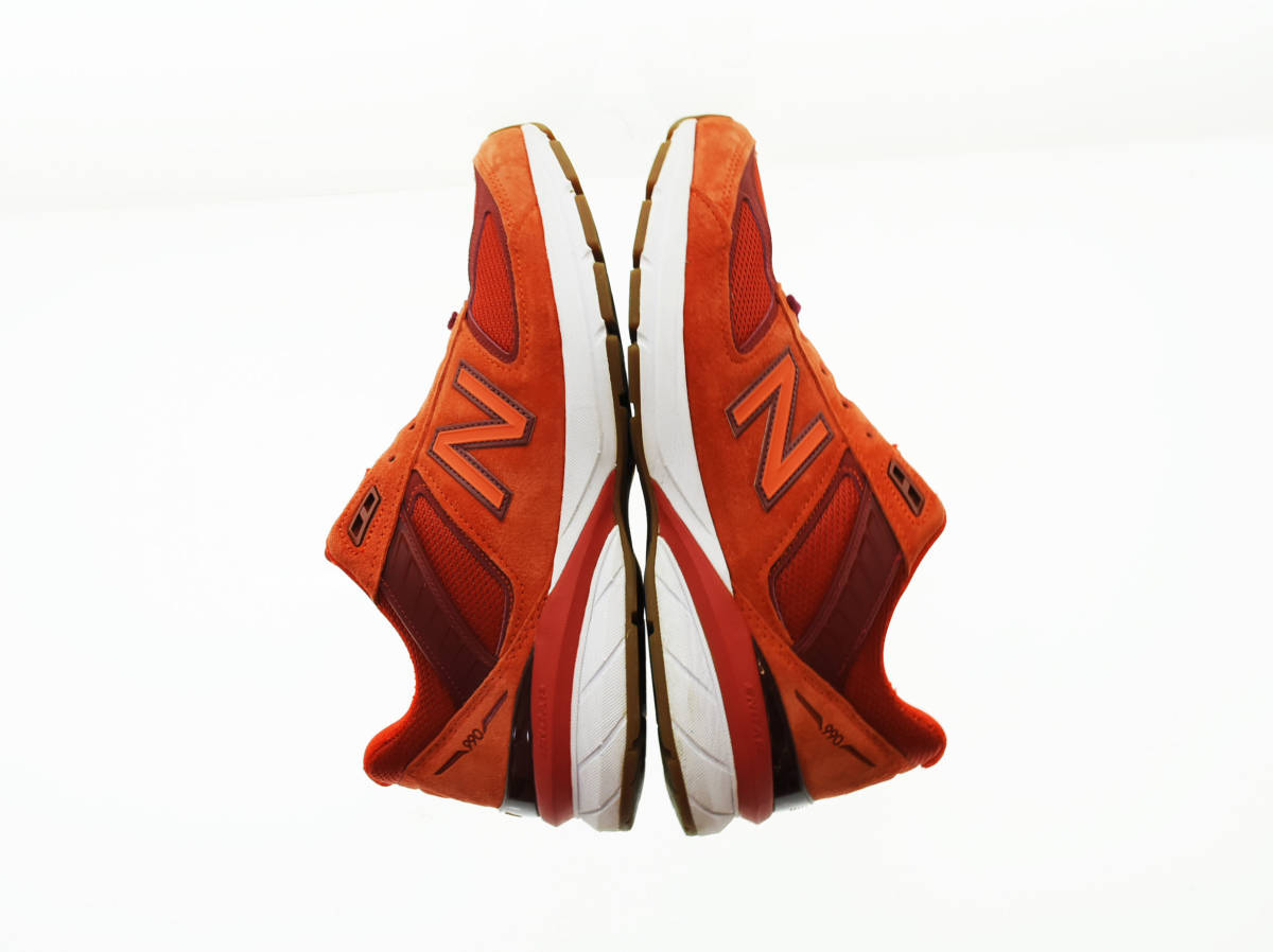  △ NEW BALANCE ニューバランス M990MS5 スニーカー 29cm 赤 レッド 103_画像5