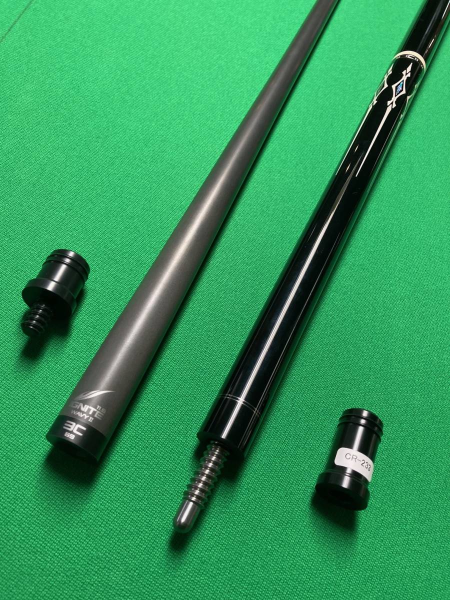 MEZZ 3C用CUE CR233+3C用IGNITE 希少 新古品 Wavy2 ジョイント MEZZ 3C用CUE CR233+3C用IGNITE 希少 新古品 Wavy2 ジョイント