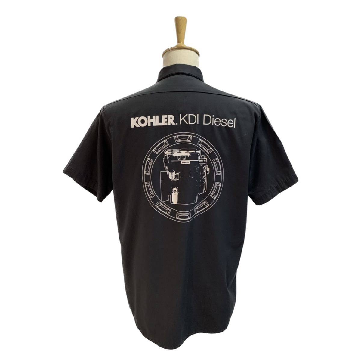 ディッキーズ 半袖シャツ 企業ロゴ KOHLER ワークシャツ L 6996_画像1