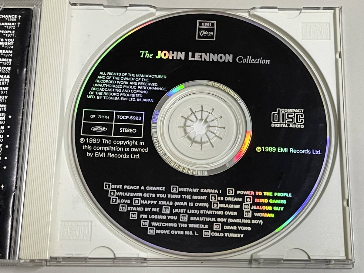 【CD美品】the john lennon collection/john lennon//ジョン・レノン・コレクション【日本盤】の画像3