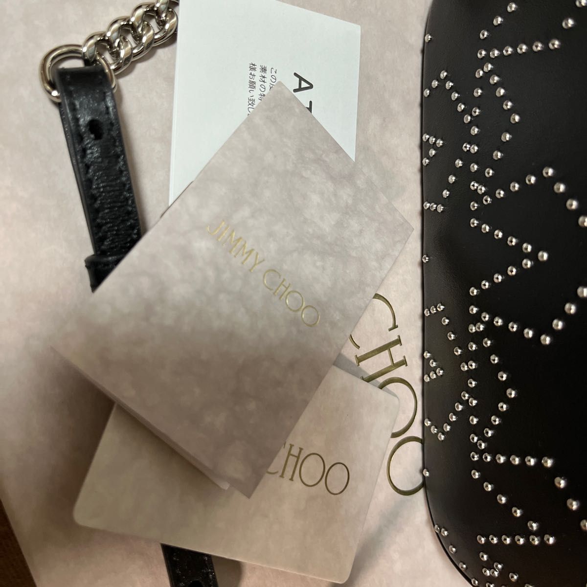 最終お値下げ！jimmy choo  ショルダー　クロスボディバッグ　