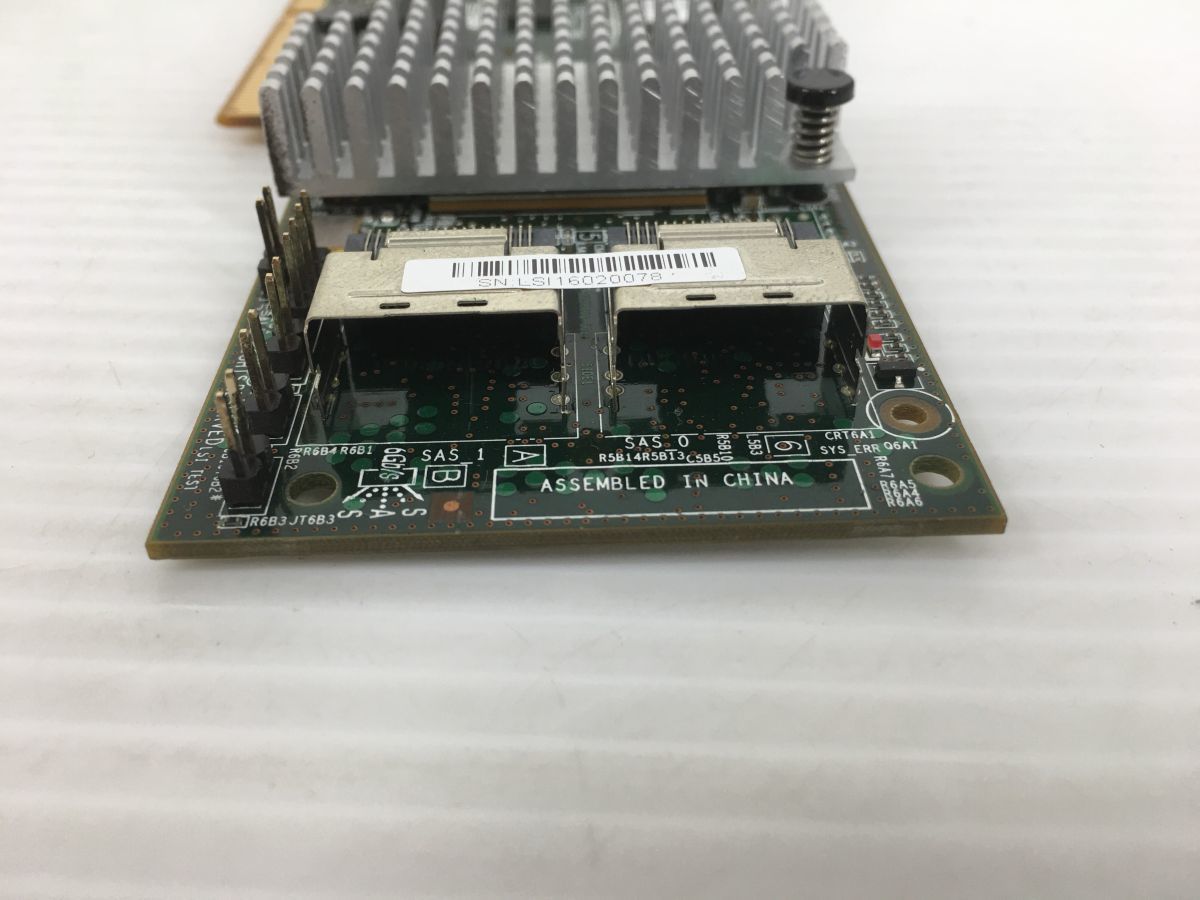 【即納/送料無料】 Cisco R2XX-PL003 LSI MegaRAID 9261-8I 6Gb/s SAS RAID Controller Card 【中古パーツ/現状品】 (SV-C-256)_画像3
