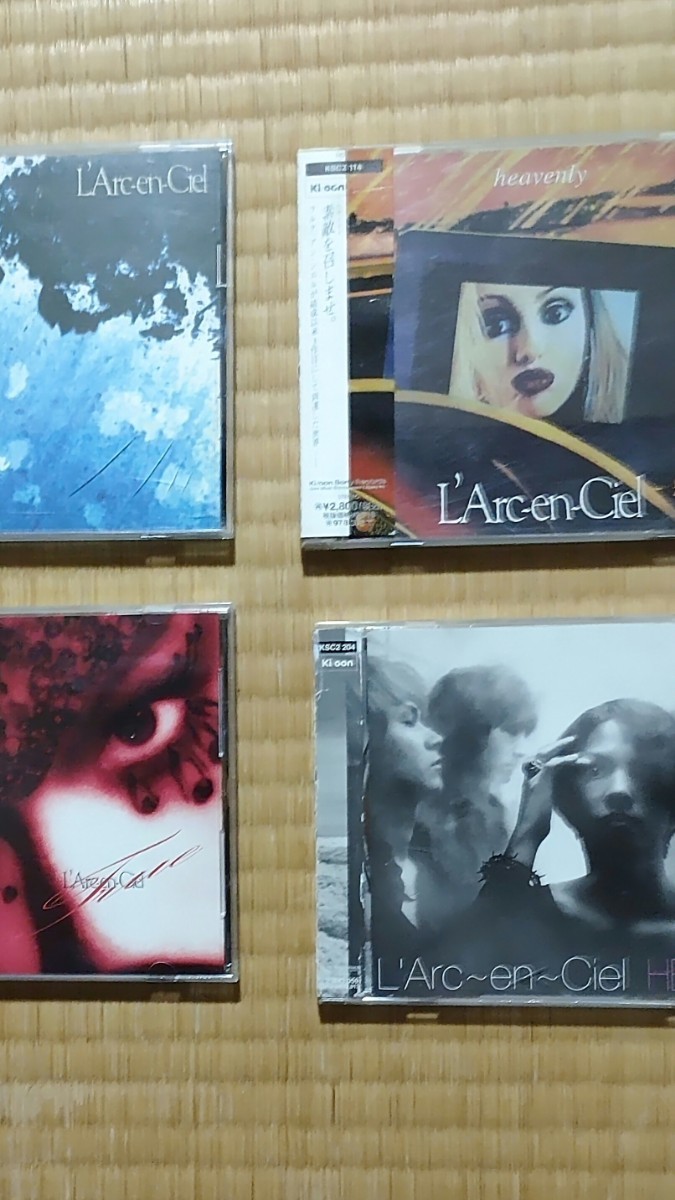 L'Arc～en～Ciel　CDアルバム10枚セット（初回生産限定版DVD付きも含む）になります。