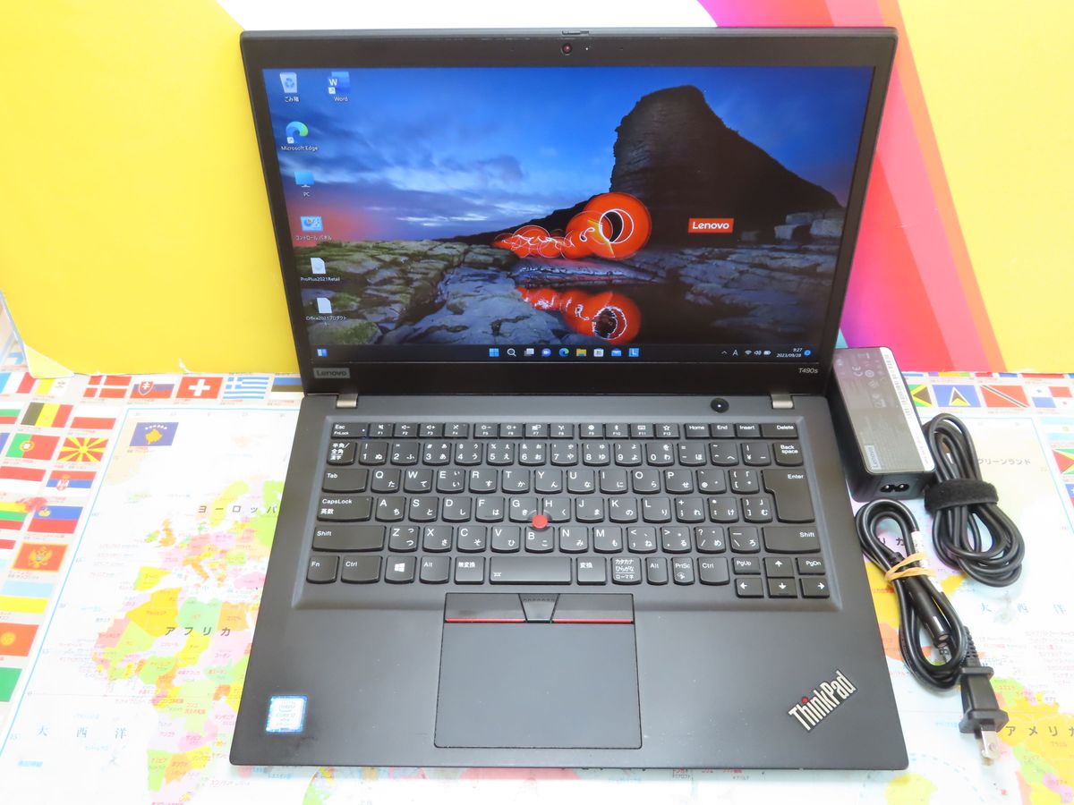 JC0927 レノボ 32GB 1TB Thinkpad T490s i7 美品 NVMe 高性能・大容量 Win11