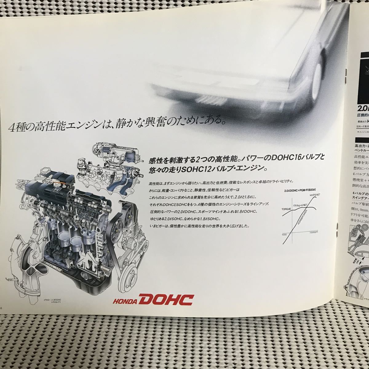 Honda Vigor каталог большой размер размер 
