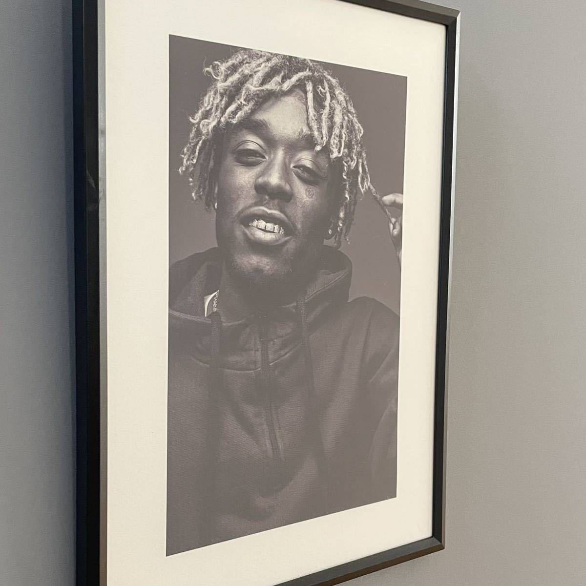 【額付き】A4アートポスター ヒップホップ Lil Uzi Vert リルウージーヴァート hip hop poster インテリア L014_画像2