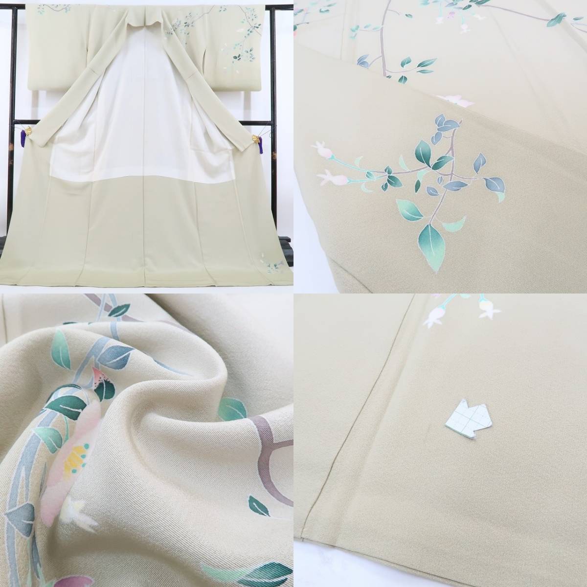 tomihisa 美品 三越謹製 本加賀友禅 寺西一紘 落款 姫うつぎ tomihisa 美品 三越謹製 本加賀友禅 寺西一紘 落款 姫うつぎ