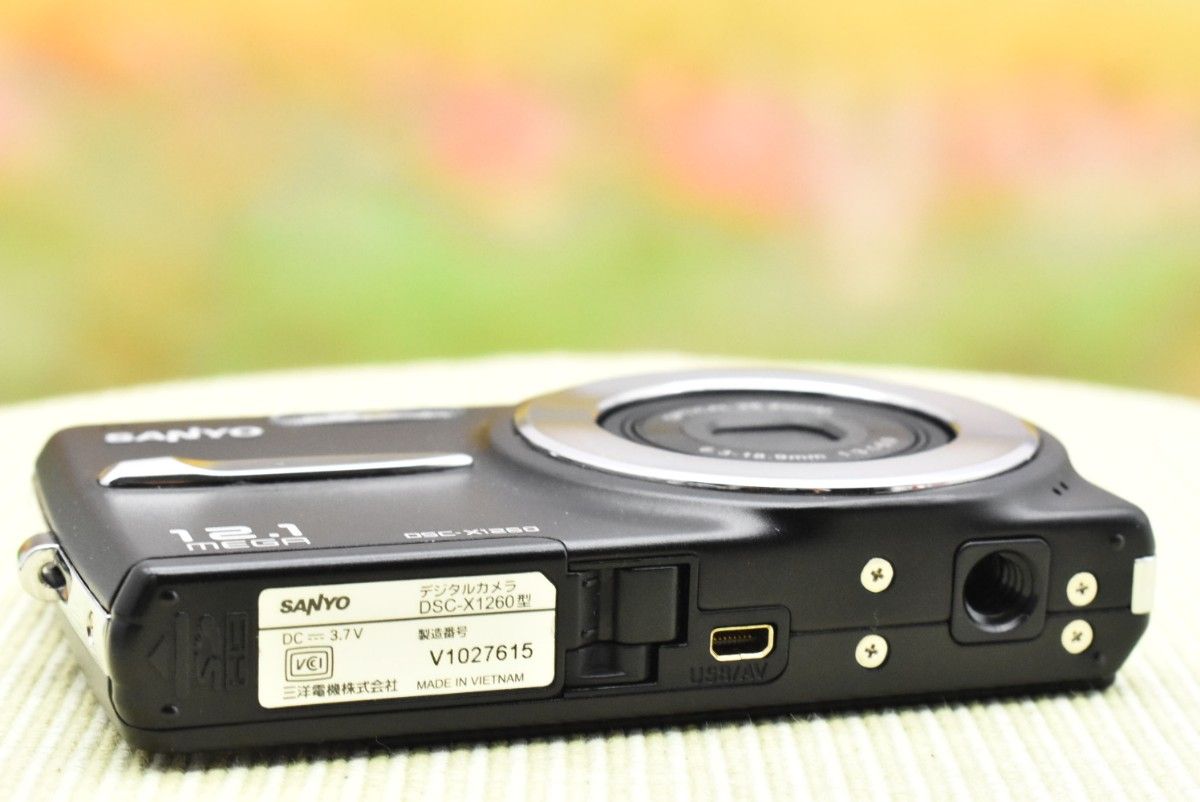 バッテリー 充電器付】 サンヨー SANYO DSC-X1260 3x コンパクト バッテリー 充電器付】 サンヨー SANYO DSC-X1260 3x コンパクト