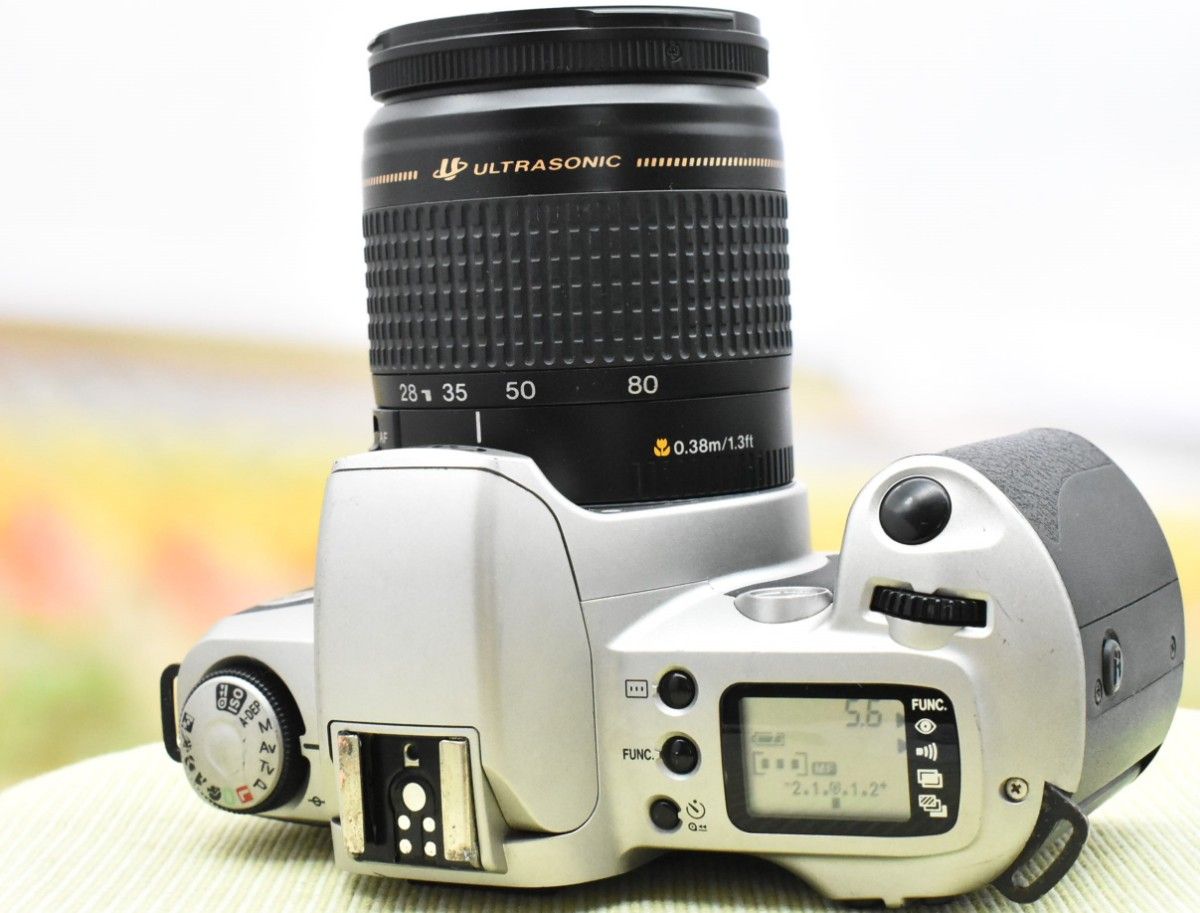 キャノン Canon EOS Kiss + EF28-80_3.5-5.6Ⅳ キヤノン 一眼レフ フィルムカメラ