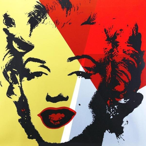 【真作】【WISH】アンディ・ウォーホル Andy Warhol「Golden Marilyn 11.42」シルクスクリーン 30号 大作 サンデーモーニング版#23082585_画像5