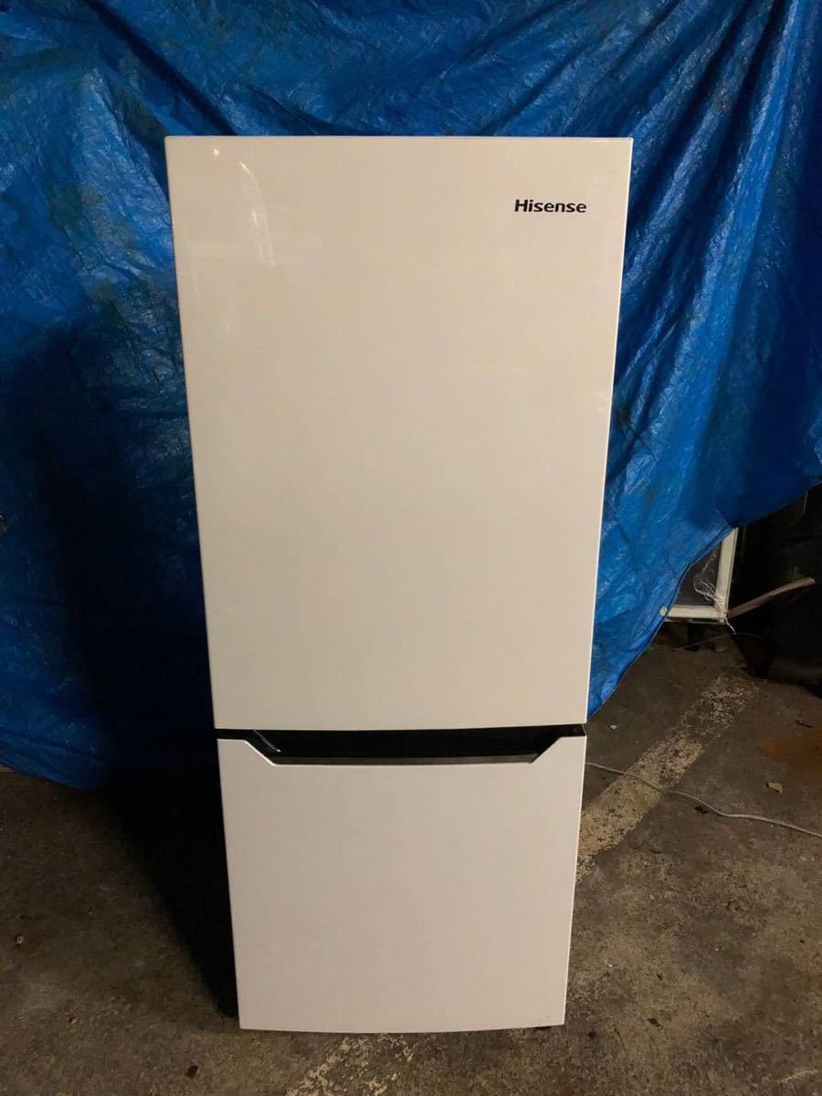 ○GW8135 Hisense ハイセンス 2ドア 冷凍冷蔵庫 104L HR-D15A 16年製○_画像1