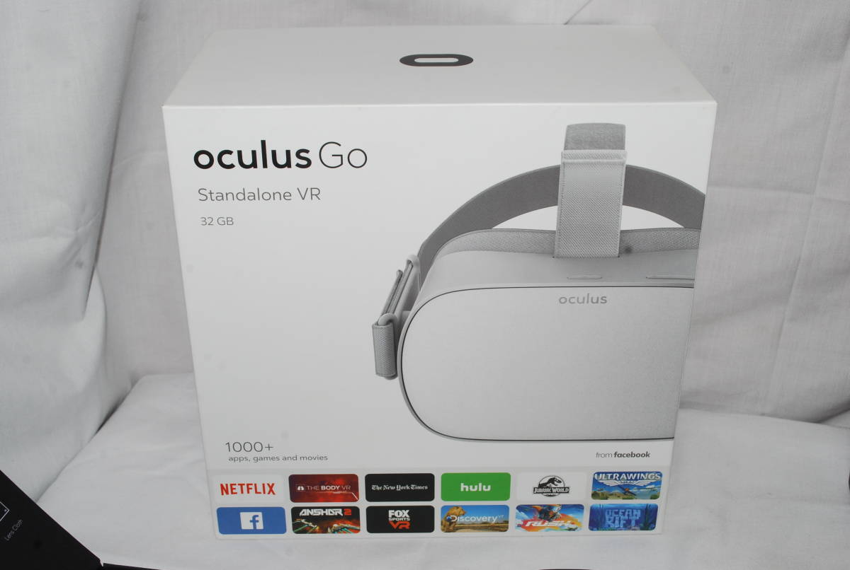 通電確認のみ 現状品 Oculus オキュラス Go 32GB VRヘッドセット MH-A32 スタンドアローンVR リモコン付 _画像2