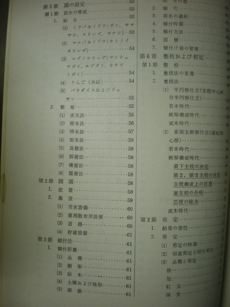 [除籍本]表紙カバーなし　 果樹園芸各論　中巻　黒上泰冶　養賢堂　S40_画像7