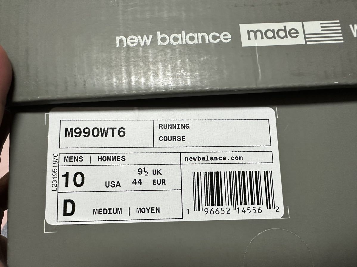 WTAPS New Balance 990V6 Gray 28cm M990WT6 us10 ダブルタップス