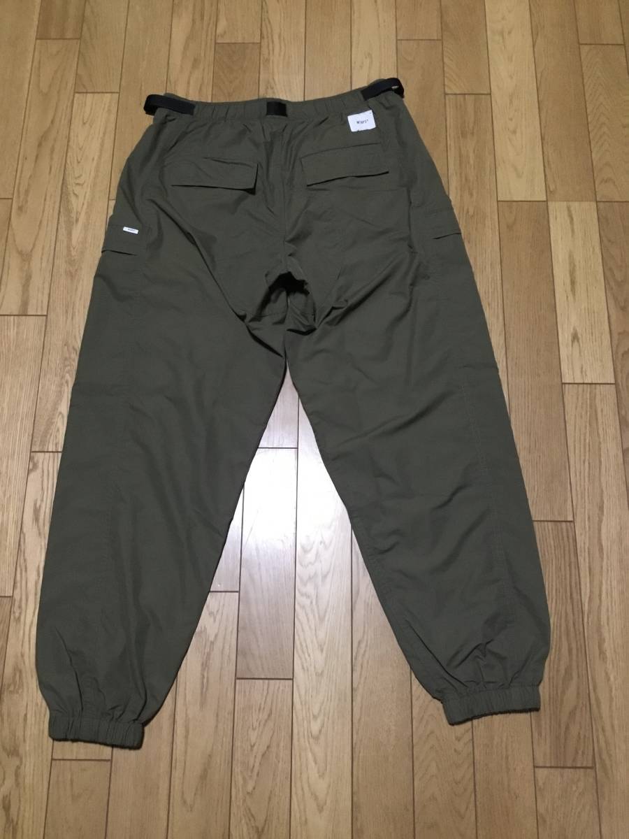 WTAPS 2018 AW TRACKS TROUSERS NYLON TUSSAH OLIVE DRAB OD サイズ S 新同品 INCOM ダブルタップス_画像3