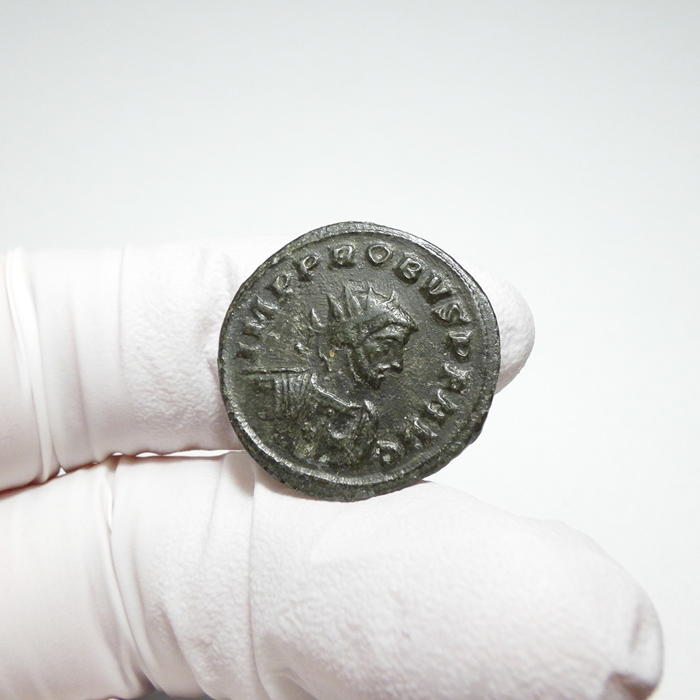 【古代ローマコイン】Probus（プロブス）クリーニング済 ブロンズコイン 銅貨 アントニニアヌス(CDjm5KA4GM)の画像3
