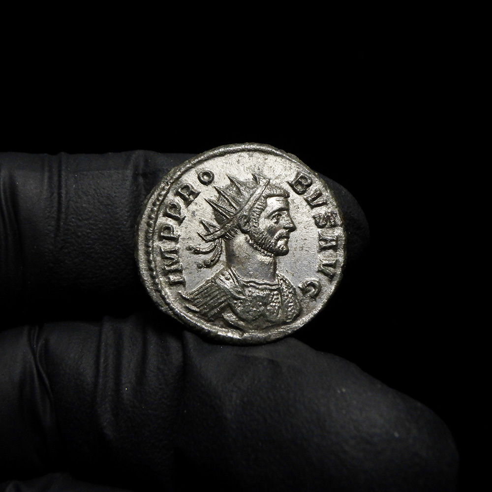 【古代ローマコイン】Probus（プロブス）クリーニング済 ブロンズコイン 銅貨 アントニニアヌス(FGAHbE3E4n)_画像2