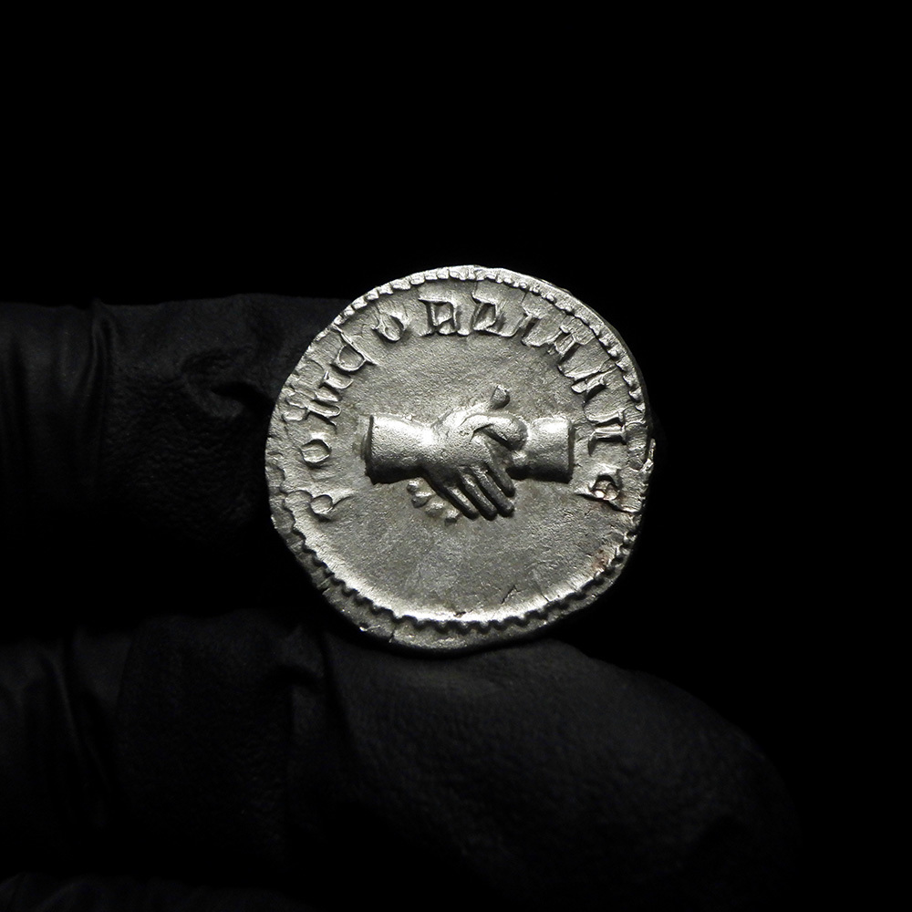 【古代ローマコイン】Herennius Etruscus（ヘレンニウス・エトルスクス）クリーニング済シルバーコイン 銀貨 アントニニアヌス(Q3m4WLVfte)_画像5