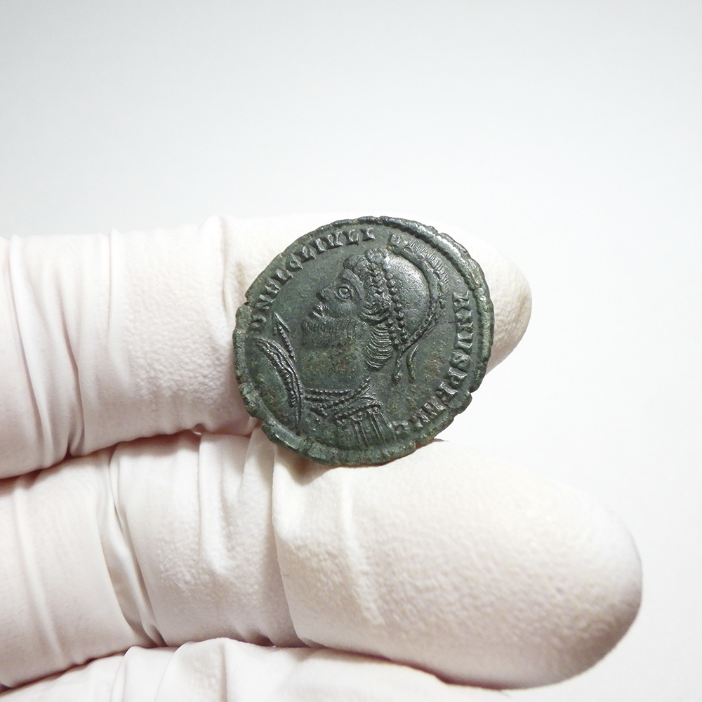 【古代ローマコイン】Julian II（ユリアヌス2世）クリーニング済 ブロンズコイン 銅貨 フォリス(Q24_RwHQKK)_画像3