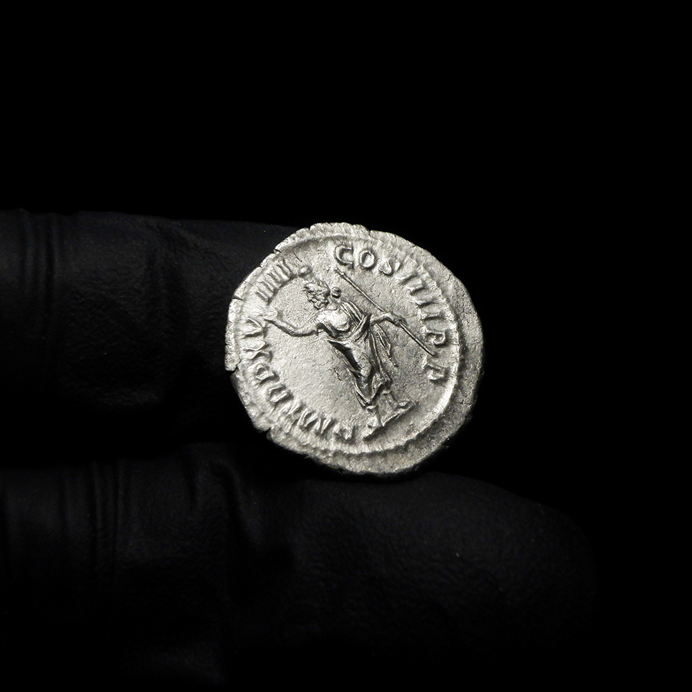 【古代ローマコイン】Caracalla（カラカラ）クリーニング済 シルバーコイン 銀貨 デナリウス(xZVxiSS76L)_画像7