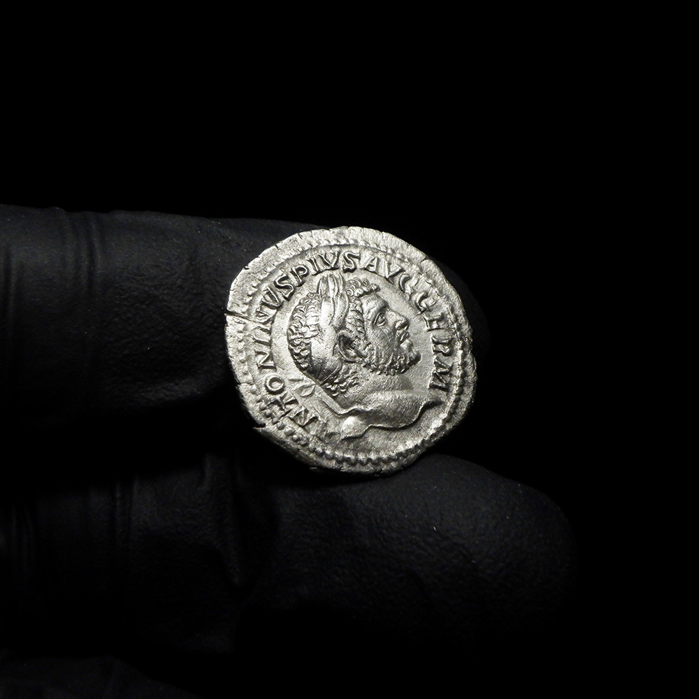 【古代ローマコイン】Caracalla（カラカラ）クリーニング済 シルバーコイン 銀貨 デナリウス(xZVxiSS76L)の画像4