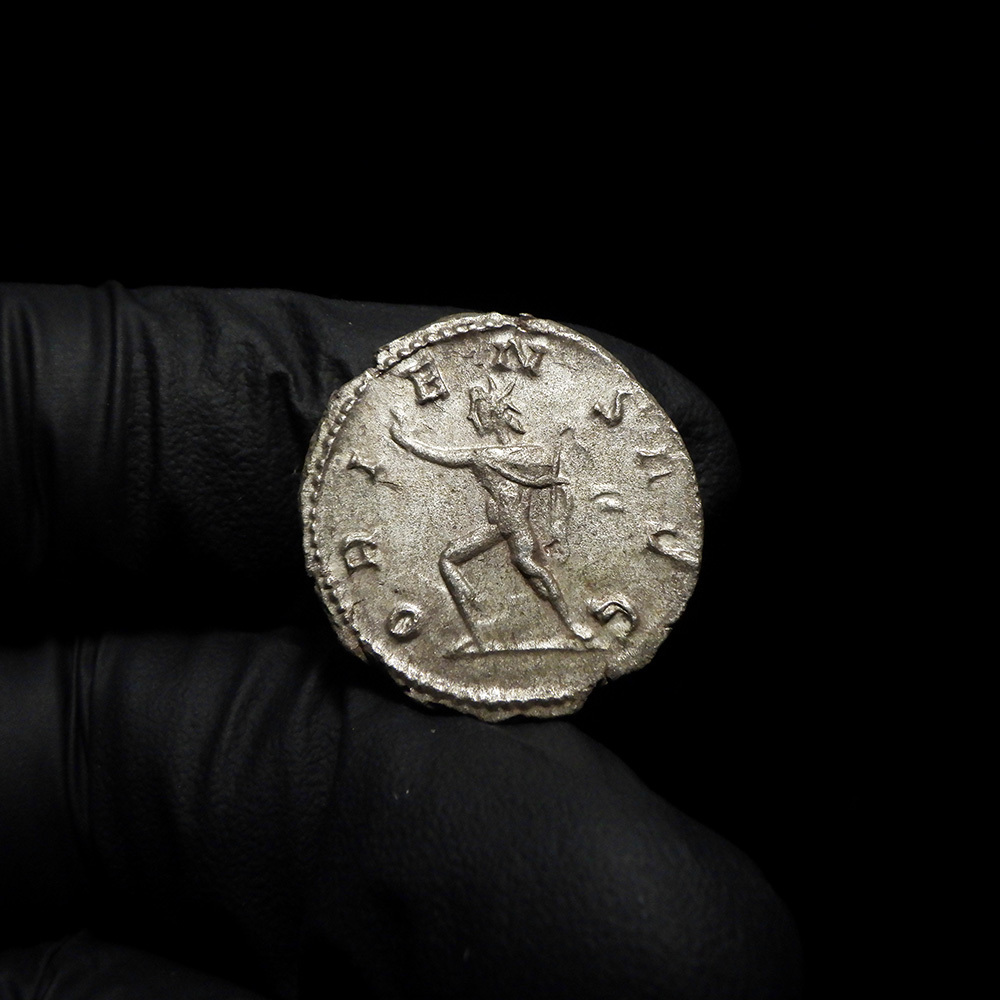【古代ローマコイン】Postumus（ポストゥムス）クリーニング済 シルバーコイン 銀貨 アントニニアヌス(guFYndue_j)_画像5