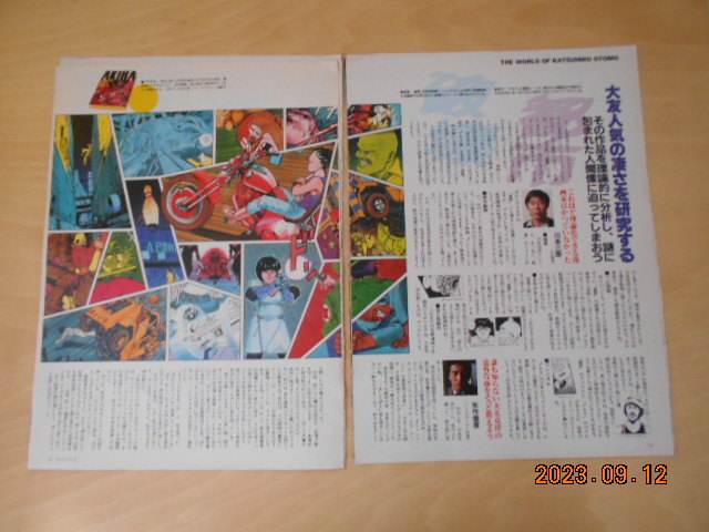  large ...AKIRA Akira magazine pen to house special collection scraps image present condition delivery rare article?