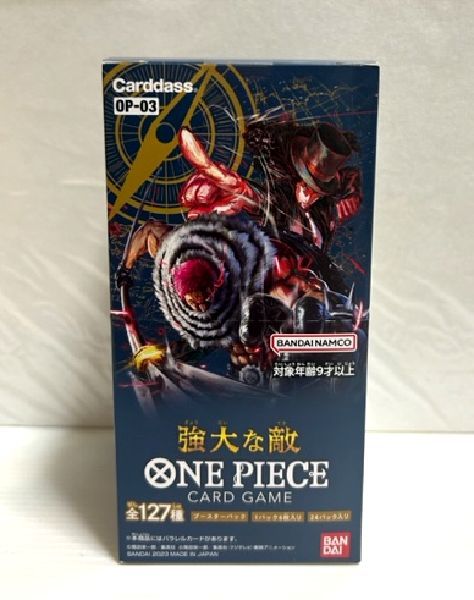 No428 新品未開封！ バンダイ (BANDAI) ONE PIECEカードゲーム ブースターパック強大な敵【OP-03】1BOX24パック入_画像1