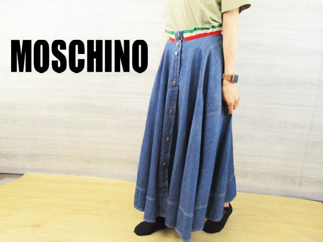 日本に MOSCHINO○ モスキーノ＜ロングスカート＞○MP1792y スカート