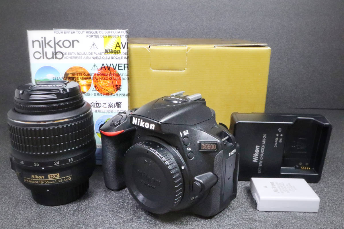 安心保証 シャッター回数1万 NIKON D5600 レンズセット #870065091