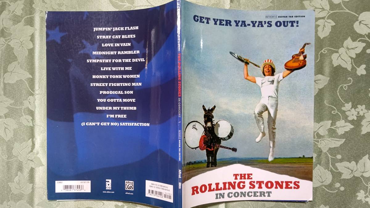 かわいい！ YER GET CONCERT IN STONES ROLLING THE ギタータブスコア