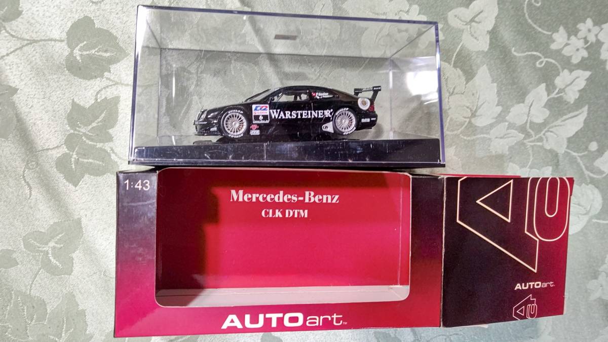 1/43 AUTOart 60140 MERCEDES BENZ CLK DTM 2001 #42-DARREN TURNER ケース入り_画像1