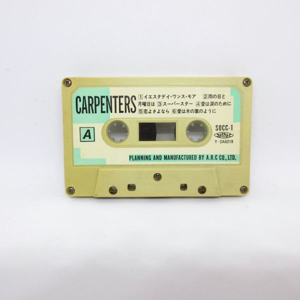 動作確認済み カーペンンターズ CARPENTERS BEST SELECTION カセットテープ イエスタデイ/B10_画像1