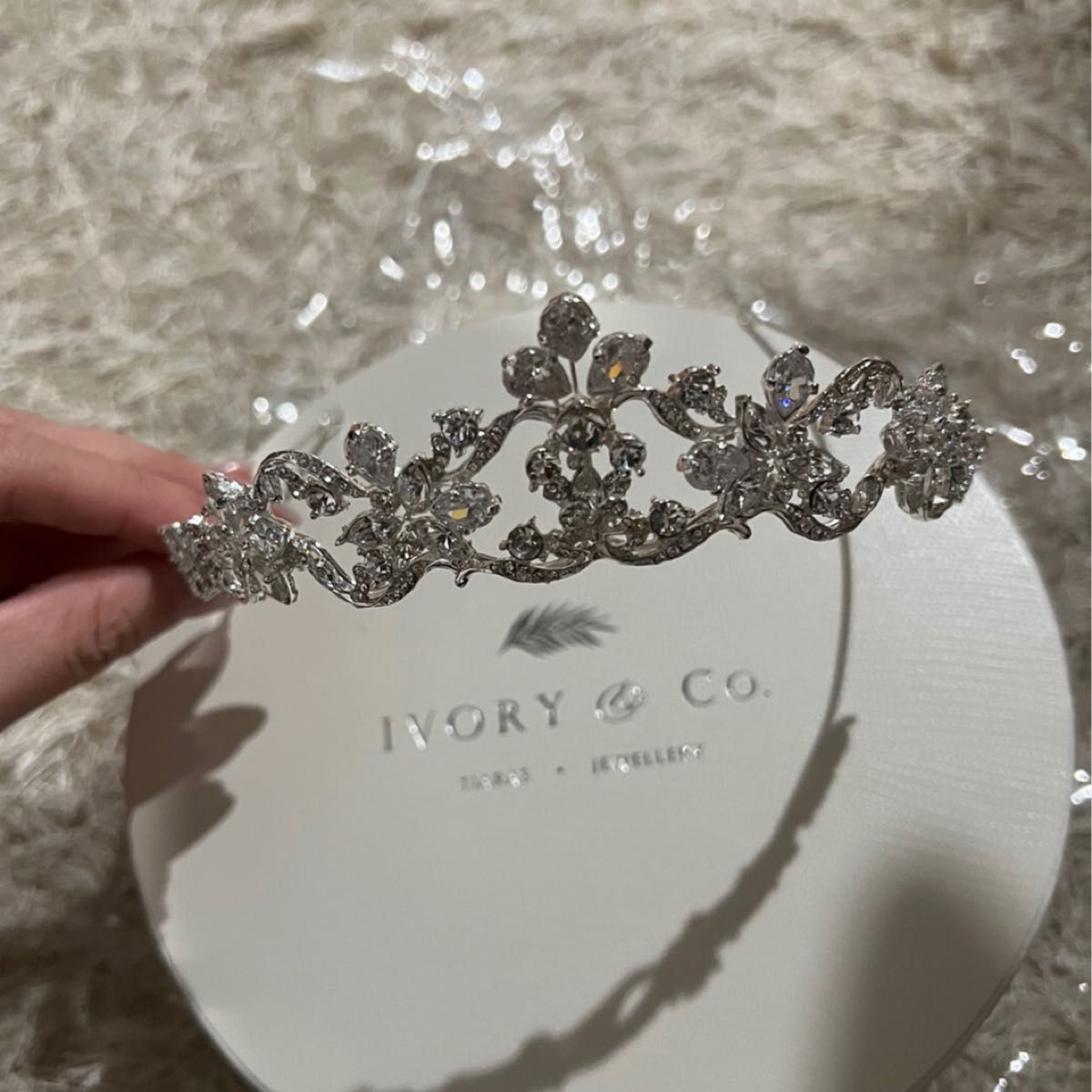 IVORY&CO ティアラ ブライダル ヘアアクセサリー｜PayPayフリマ