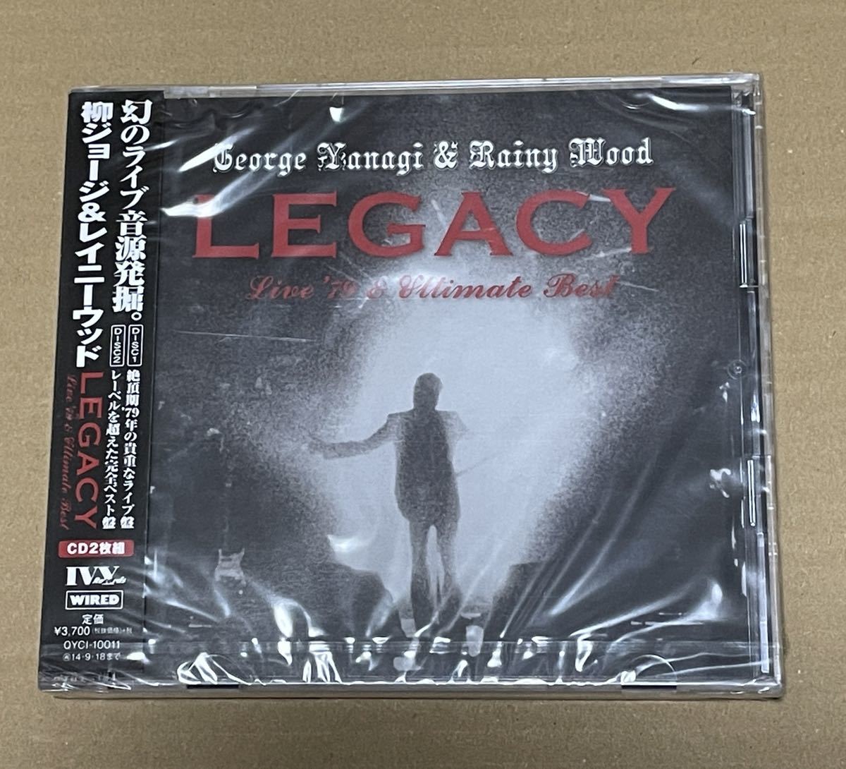 未開封 送料込 柳ジョージ & レイニーウッド - LEGACY Live'79 & Ultimate Best / QYCI10011_画像1