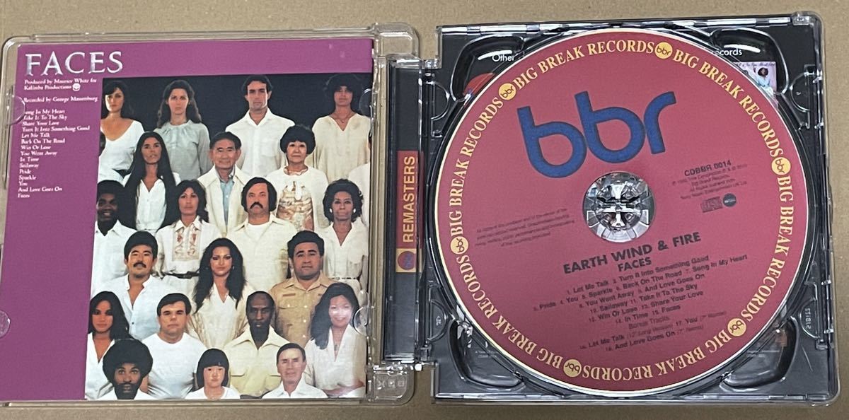 送料込 Earth, Wind & Fire - Faces 輸入盤CD リマスター / CDBBR0014_画像2