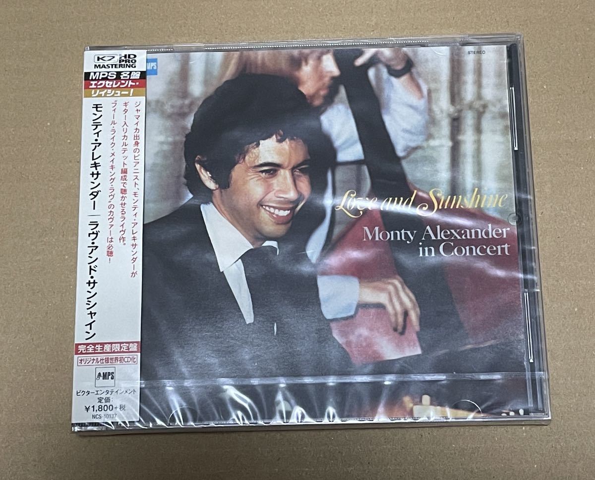 未開封 送料込 Monty Alexander - Love And Sunshine 国内盤CD / モンティ・アレキサンダー / NCS10137