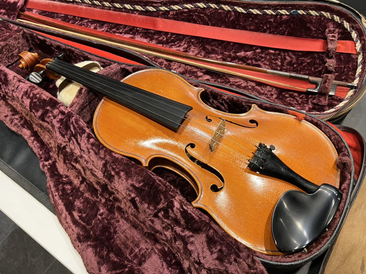 Theo Glaesel 1962年 ドイツ製ヴィンテージバイオリン ジャンク【現状渡し】_画像1