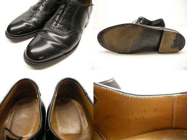 サイズ10C(27-27.5cm)■Aldenオールデン■USED■#993/シェルコードバンサドルシューズ/shell cordovan sadle shoes/ブラック/メンズ/ブーツ_画像5