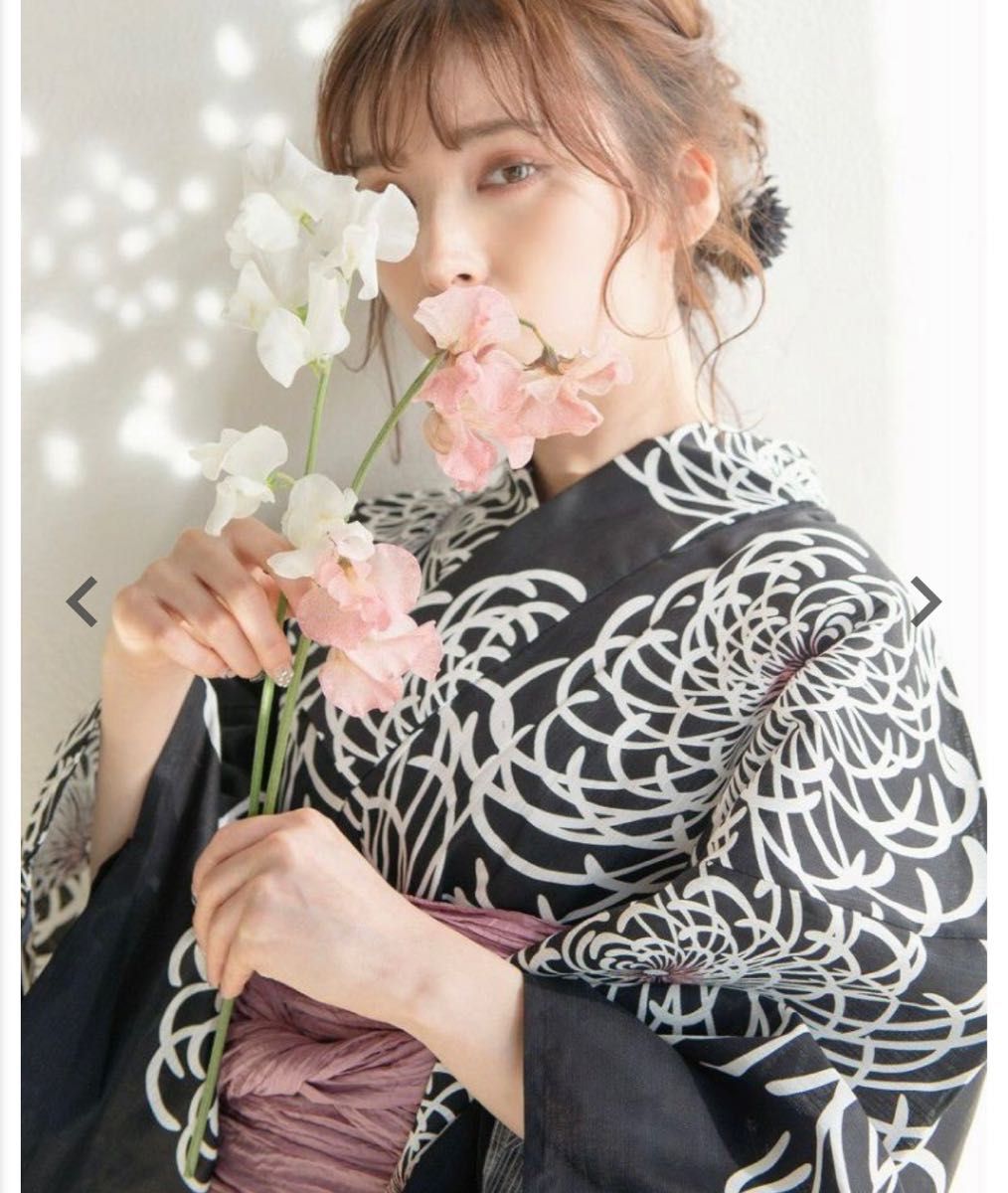 Dita 浴衣 5点セット 月夜の乱菊しらべ