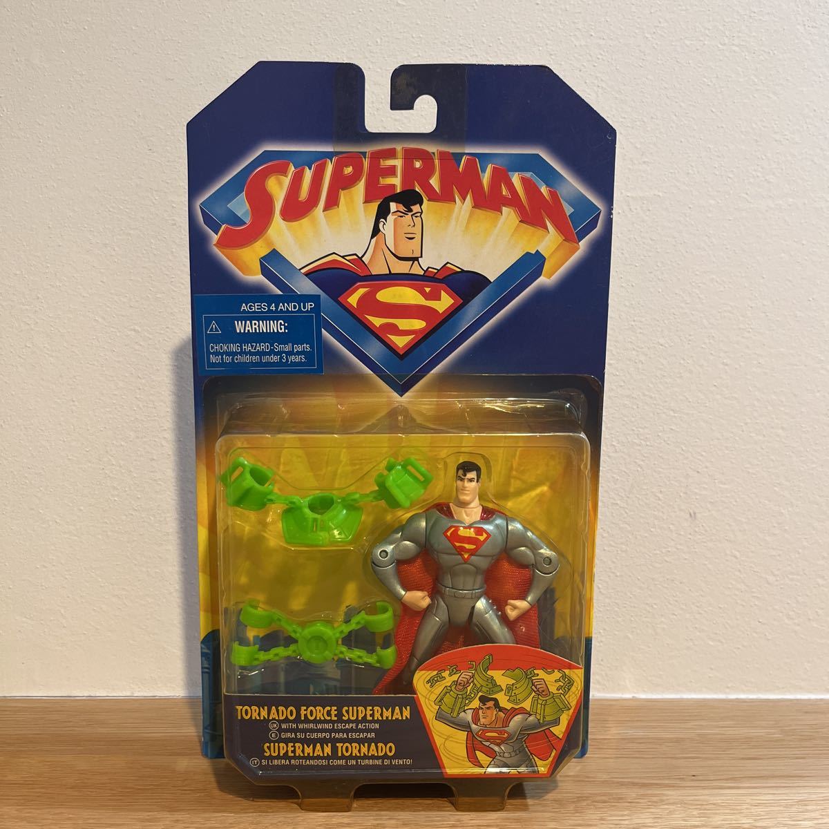 DC/ SUPERMAN【TORNADO FORCE SUPERMAN】フィギュア　スーパーマン　アメコミ　ケナー　Kenner 1998年_画像1